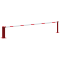 Manual barrier | with pneumatic spring | and fixed pole support | clear width: 5000 mm | with double profile cylinder lock on the main support
